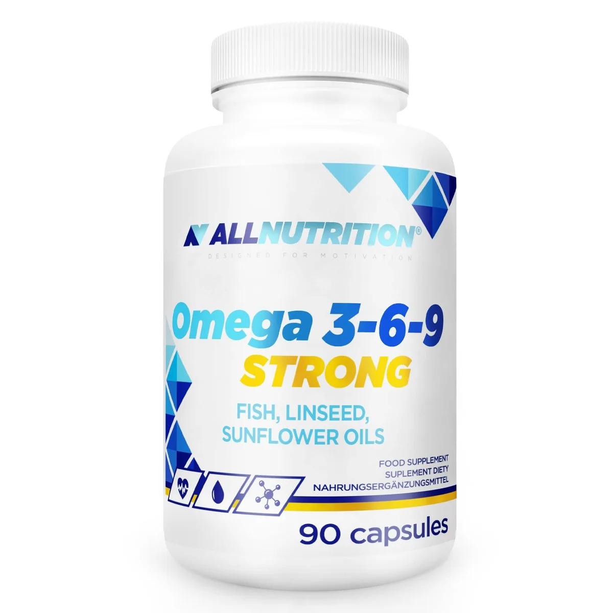 Allnutrition Omega 3-6-9 Strong, suplement diety, 90 kapsułek