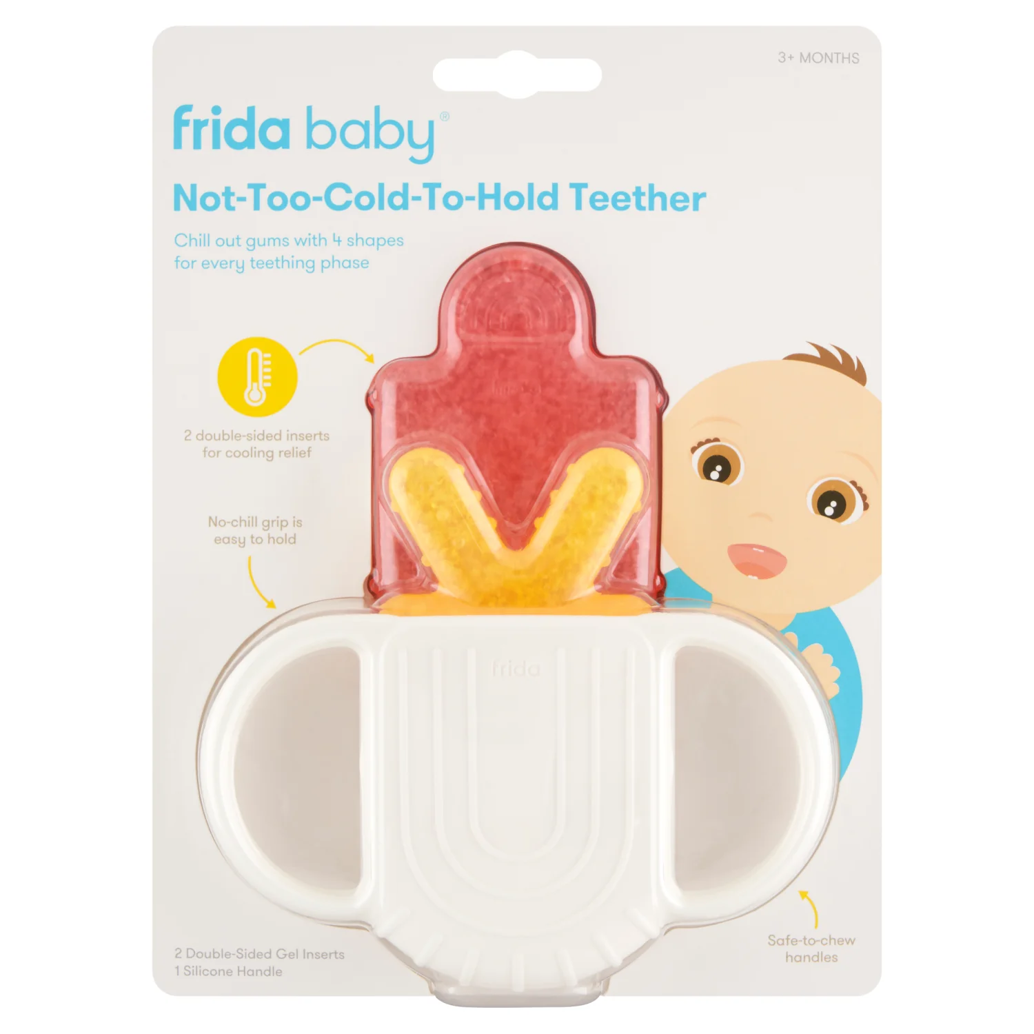 FridaBaby Cool Teether 4 w 1 zestaw gryzaków dla wszystkich okresów ząbkowania