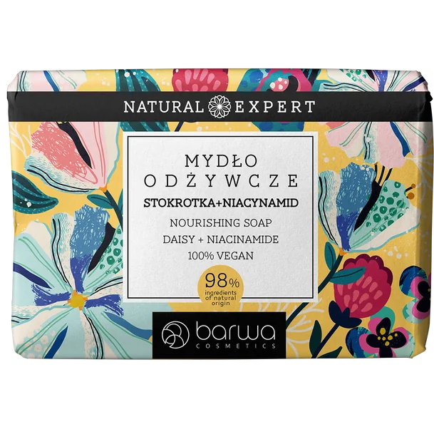 Barwa Natural Expert, odżywcze mydło w kostce Stokrotka, 100 g