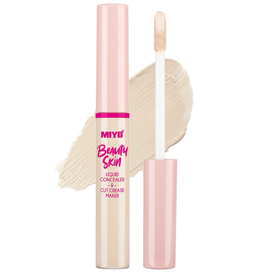 MIYO Beauty Skin Liquid Concealer & Cut Crease Maker płynny korektor nr 01 Hello Cream, 7 ml