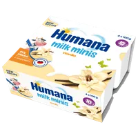 Humana Milk Minis budyń waniliowy 4x100 g