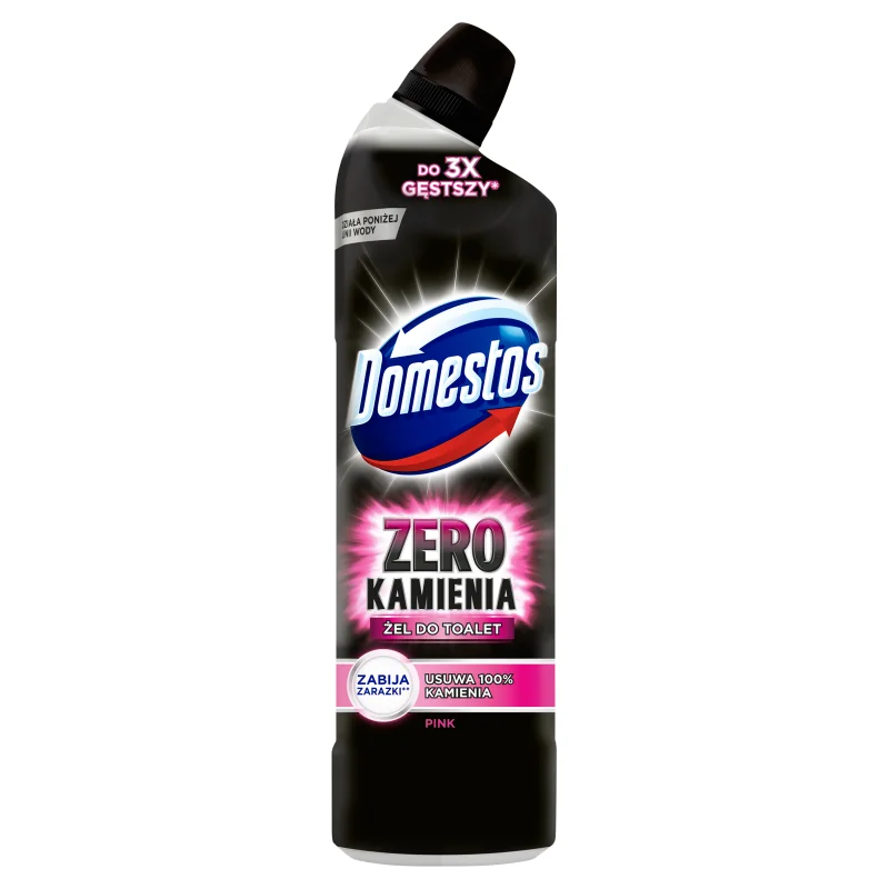 Domestos Zero Kamienia Pink Żel do toalet, 750 ml