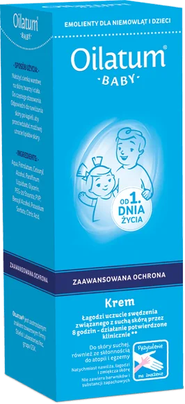 Oilatum Baby Zaawansowana Ochrona, krem od 1 dnia życia, 150 g