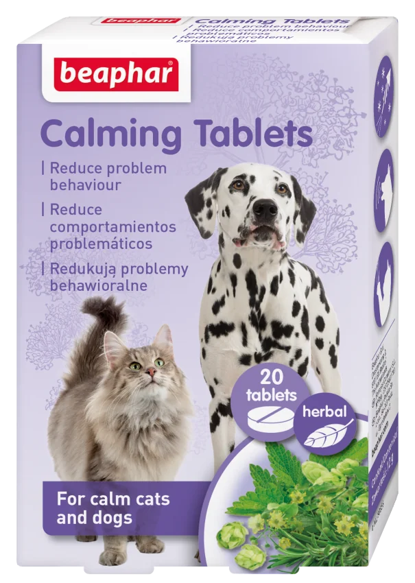 Beaphar Calming Tablets Tabletki redukujące stres, 20 szt.