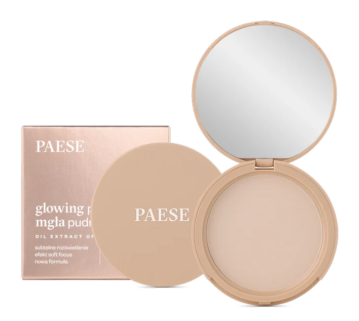 Paese Glowing Powder rozświetlający puder do twarzy mgła pudrowa 11 Light Beige, 10 g