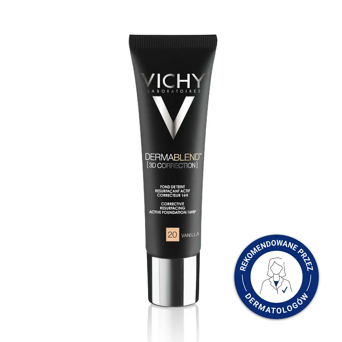 Vichy Dermablend 3D, podkład wyrównujący powierzchnię skóry, 20 Vanillia, 30 ml