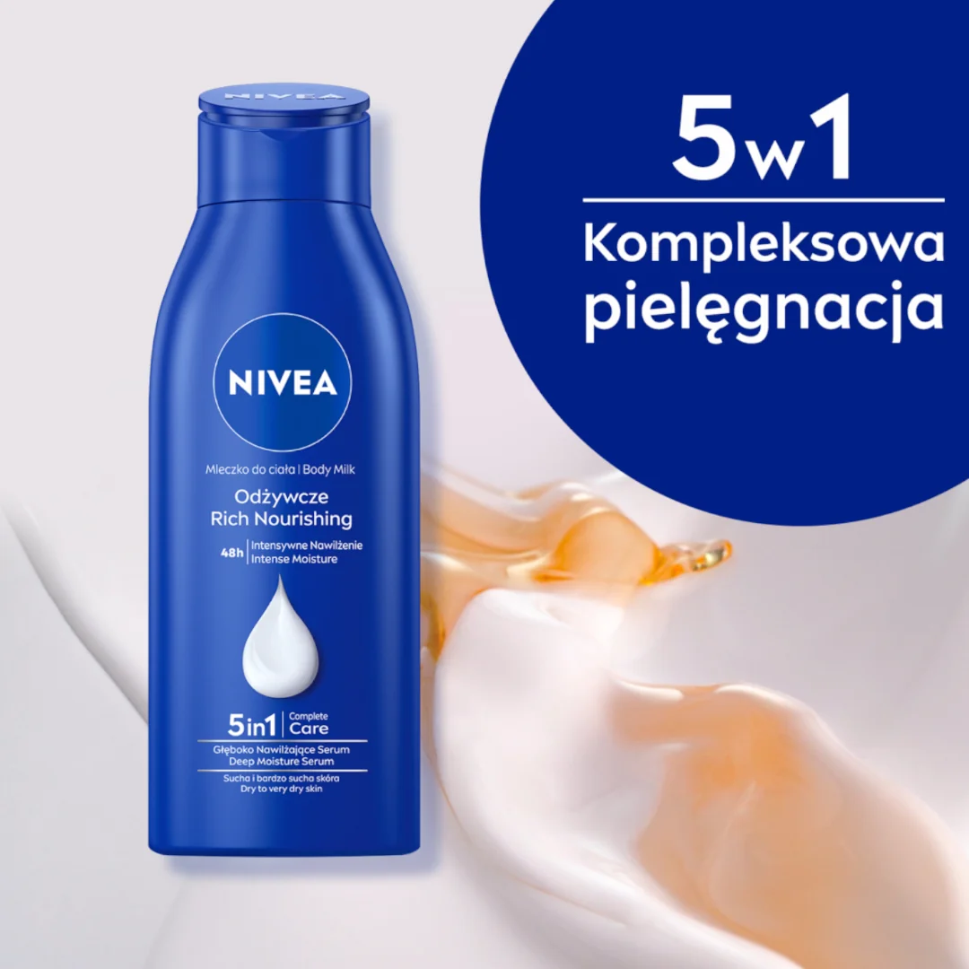 Nivea odżywcze mleczko do ciała dla suchej skóry, 400 ml