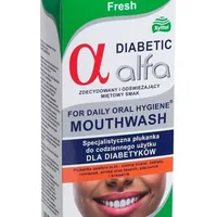 Alfa Diabetic Fresh, specjalistyczna płukanka dla diabetyków, smak miętowy, 200 ml