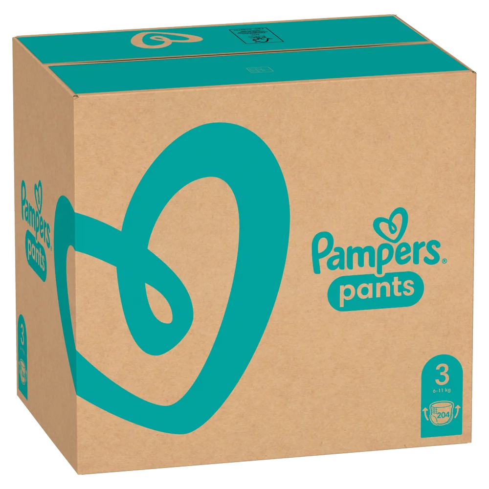 Pampers MTH, pieluchy, rozmiar 3, 6-11 kg, 204 szt. 