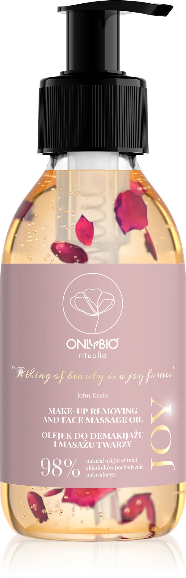 OnlyBio Ritualia Joy olejek do demakijażu i masażu twarzy, 150 ml