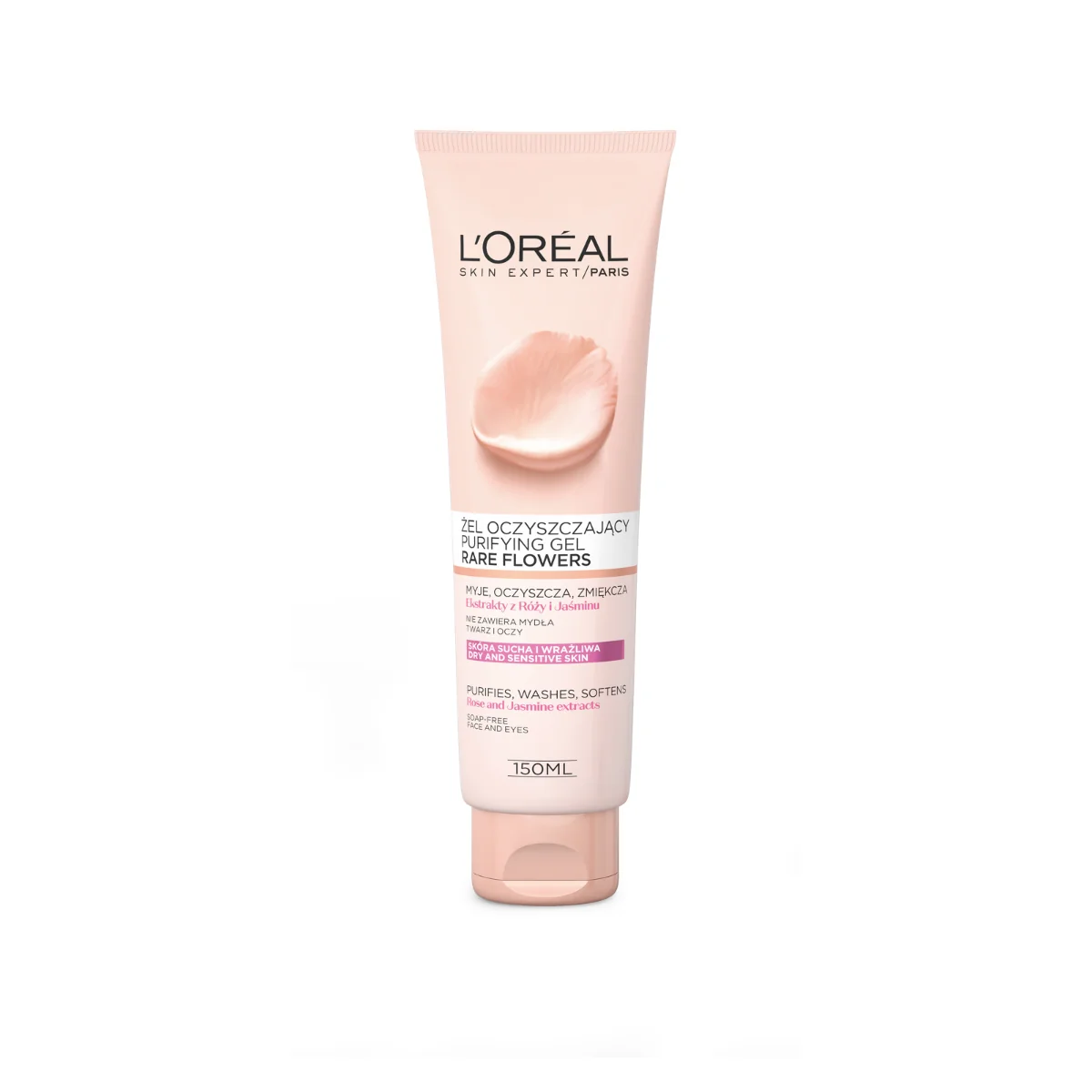 L`Oreal Paris żel oczyszczający do twarzy Skóra sucha i wrażliwa, 150 ml