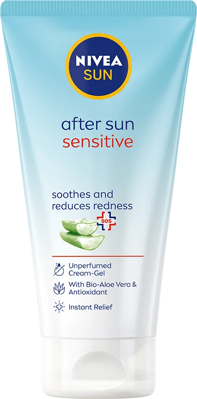 Nivea Sun After Sun Sensitive kojący krem-żel po opalaniu, 175 ml