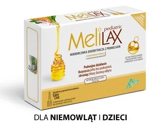 Melilax Pediatric, mikrowlewka z Promelaxin, 6x5g