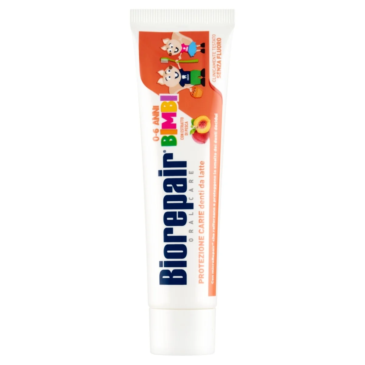 Pasta dla Dzieci Biorepair Kids smak brzoskwiniowy dla dzieci 0-6lat, 50 ml