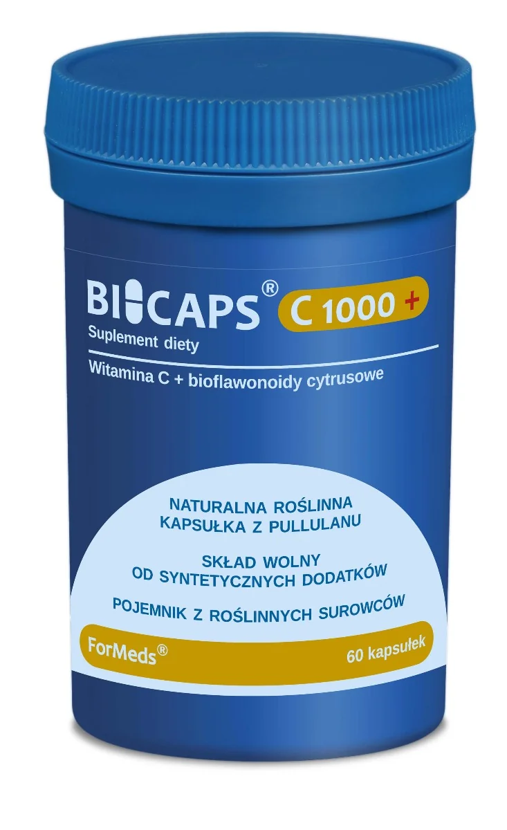 Bicaps C 1000 +, suplement diety, 60 kapsułek