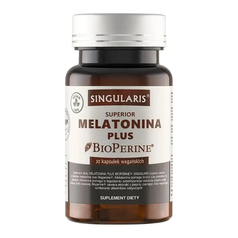 Singularis Superior, Melatonina Plus BioPerine, 30 kapsułek