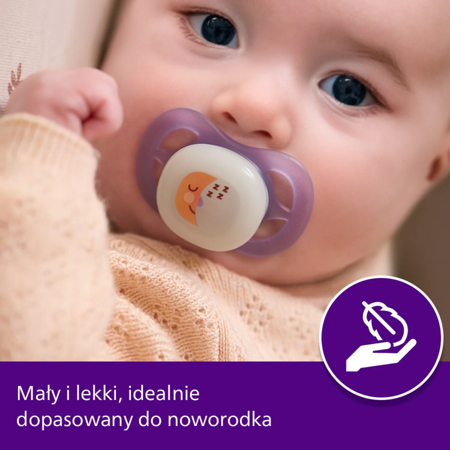 Philips Avent Ultra Start SCF075/07 smoczek świecący w ciemności, 2 szt.