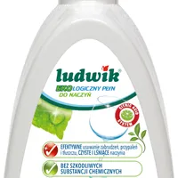 Ludwik Ekologiczny płyn do mycia naczyń o zapachu cytrusów i zielonej herbaty z pompką, 475 ml