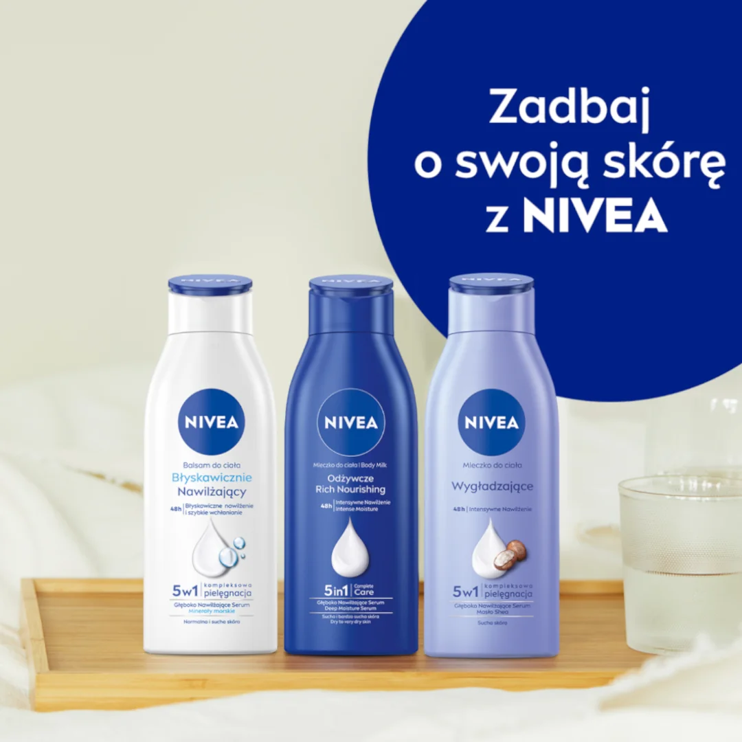 Nivea odżywcze mleczko do ciała dla suchej skóry, 400 ml