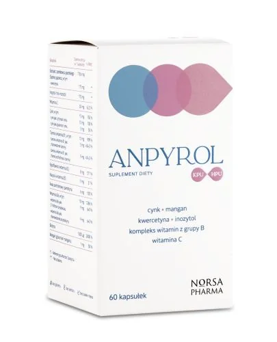 Norsa Pharma Anpyrol KPU/HPU, 60 kapusłek