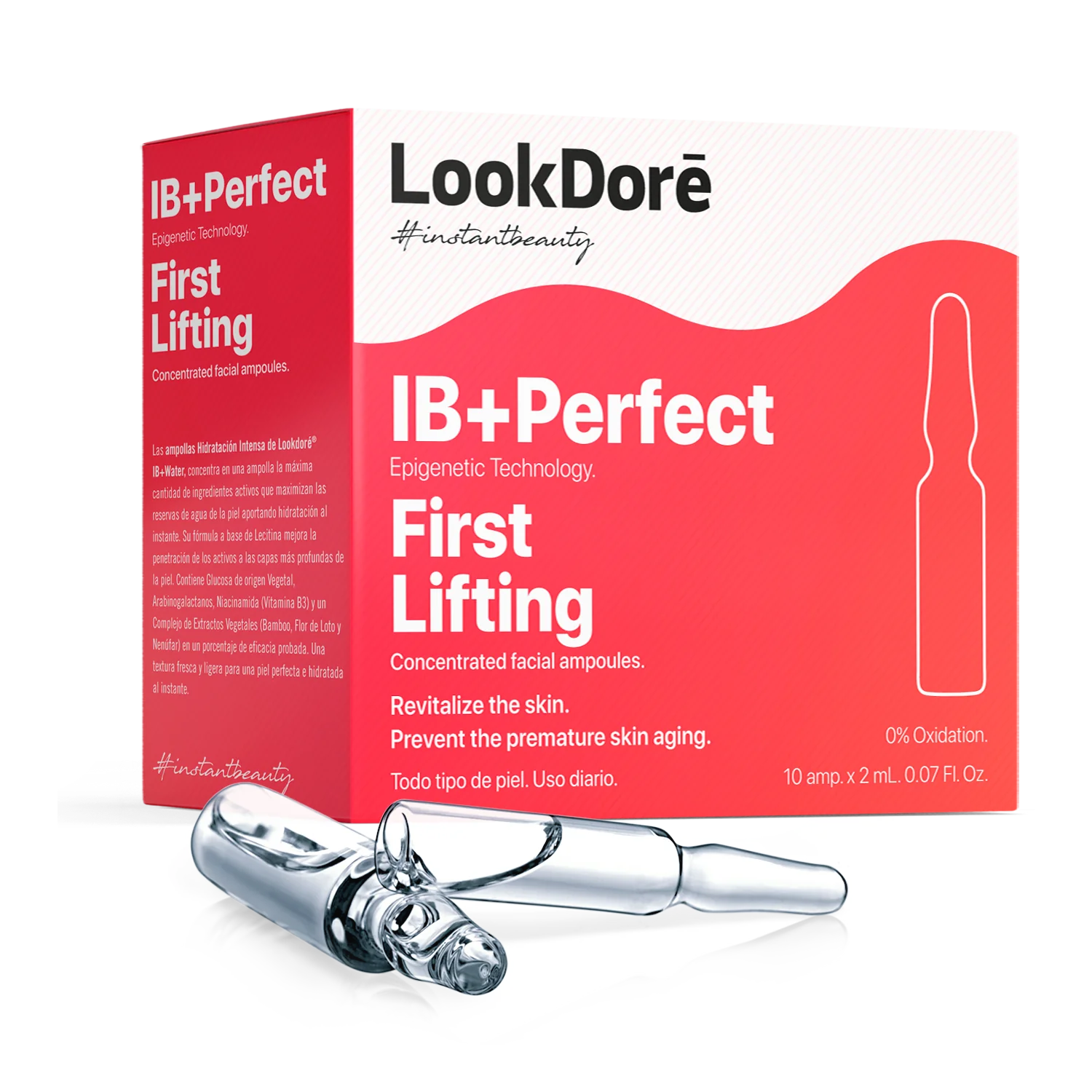 LookDore IB+Perfect Epigenetic Technology, ampułki pierwszy lifting, 10 szt. x 2 ml