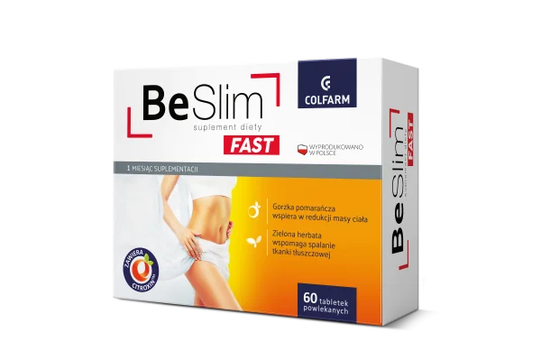 Be Slim Fast suplement diety, 60 tabletek