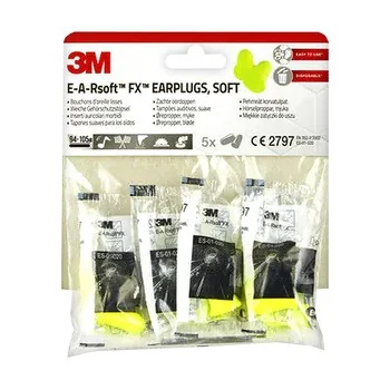 3M E-A-RSoft, Zatyczki do uszu EARFXC5, 5 par