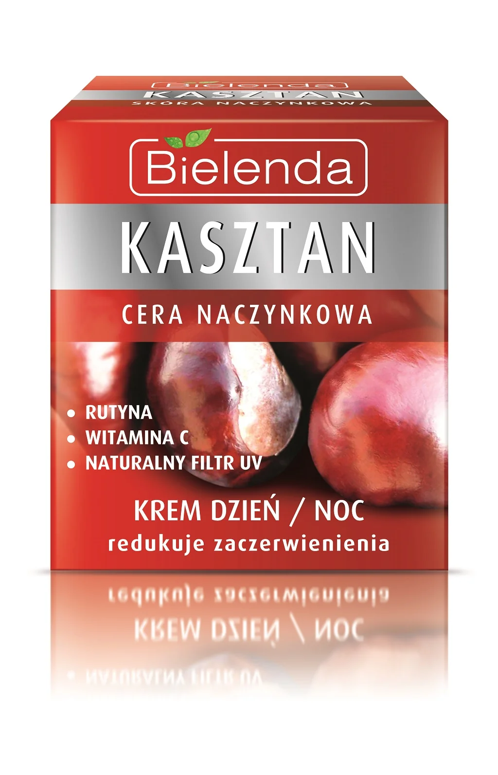 Bielenda Bouquet Nature, kojący krem wzmacniający do cery naczynkowej Kasztan, 50 ml