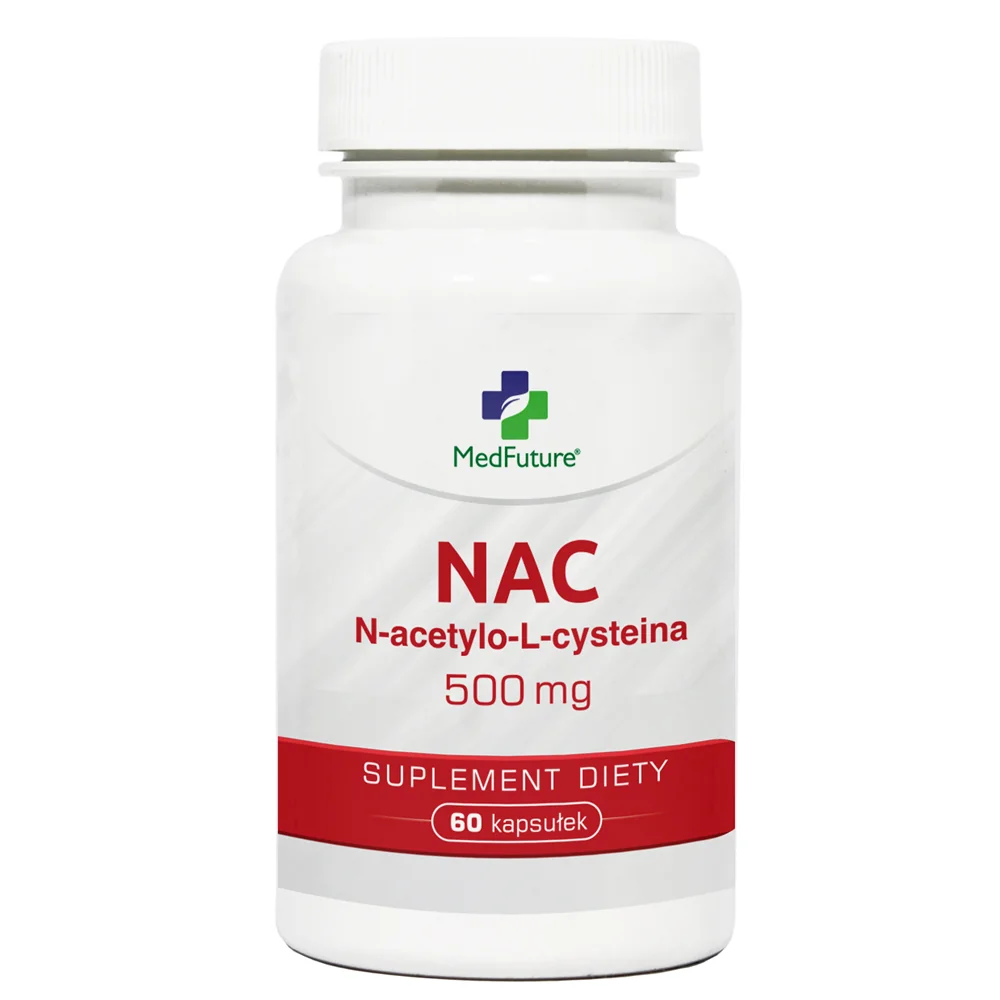 MedFuture NAC N-acetylo-L-cysteina 500 mg, 60 kapsułek