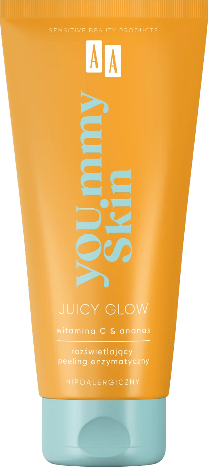 AA YOU.mmy Skin, peeling enzymatyczny do ciała, Juicy Glow, 200 ml