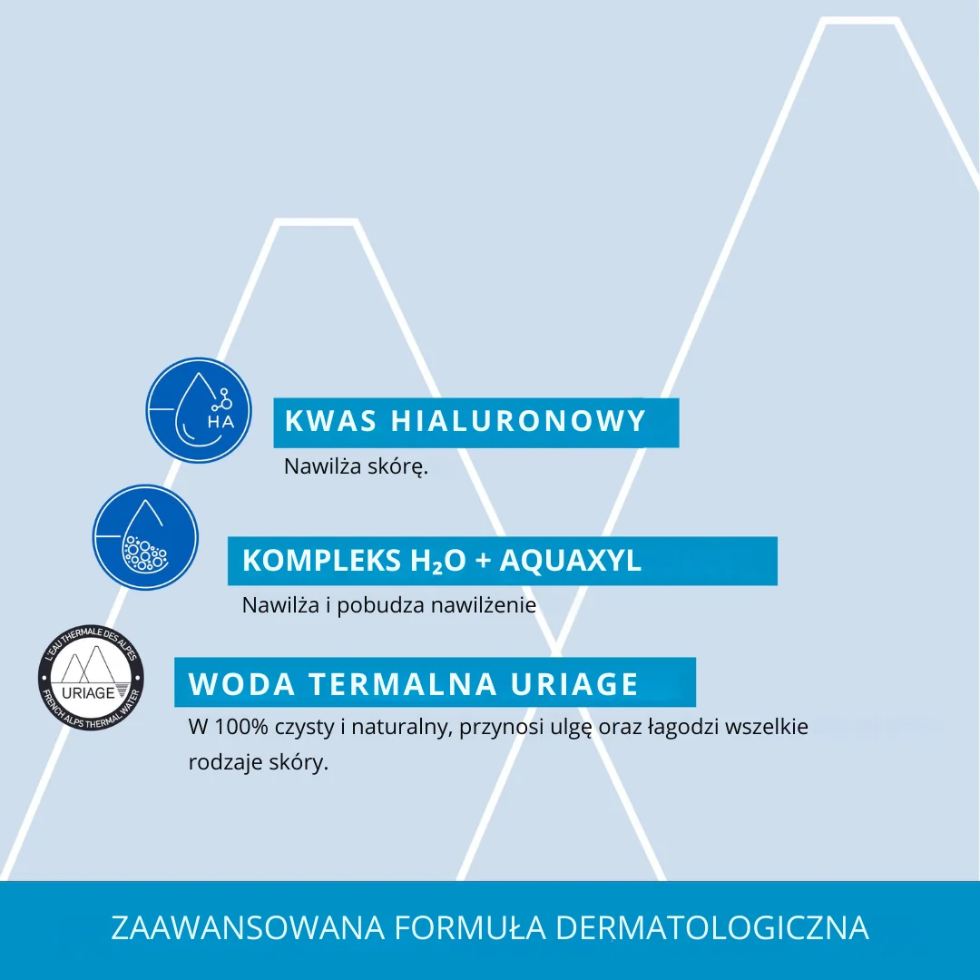 Uriage lekki krem aktywnie nawilżający, 40 ml