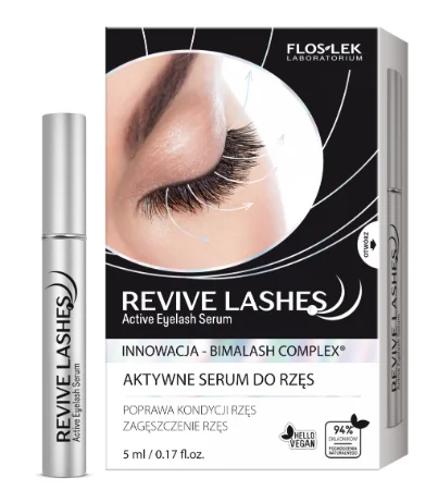 Floslek Revive Lashes, aktywne serum do rzęs, 5 ml