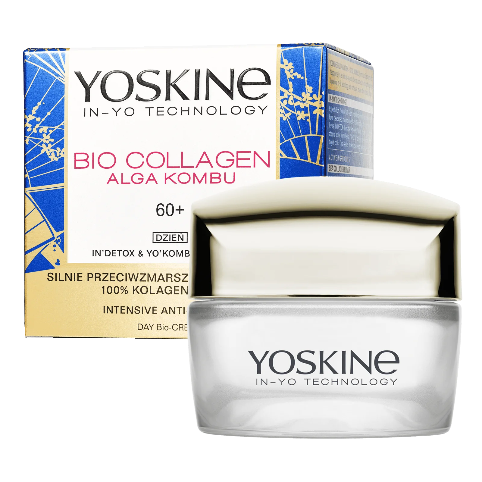 Yoskine BIO Collagen przeciwzmarszczkowy krem na dzień 60+, 50 ml