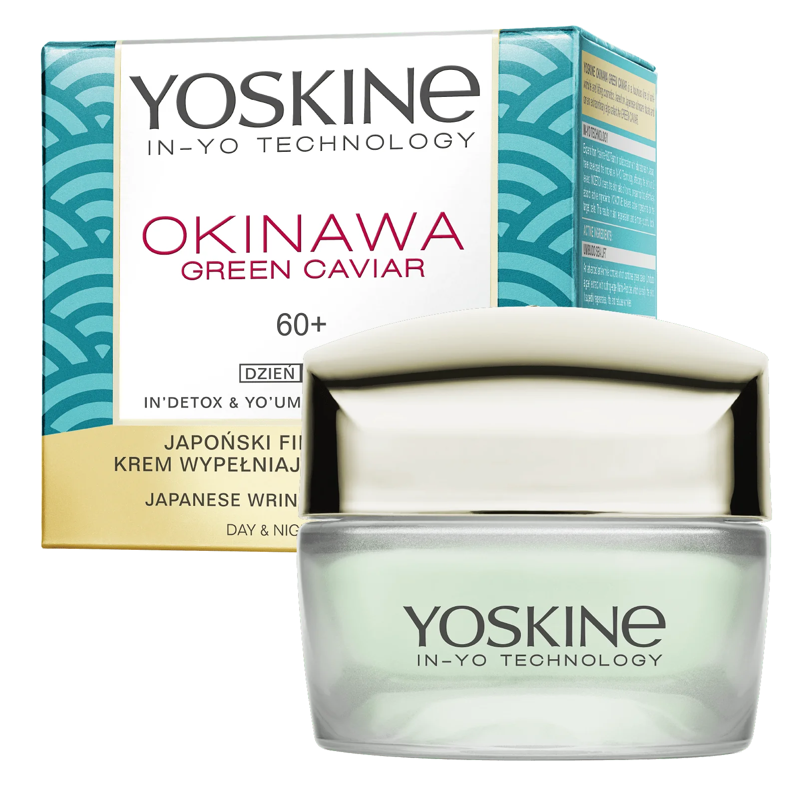 Yoskine Okinawa Green Cavair krem na dzień i na noc 60+, 50 ml