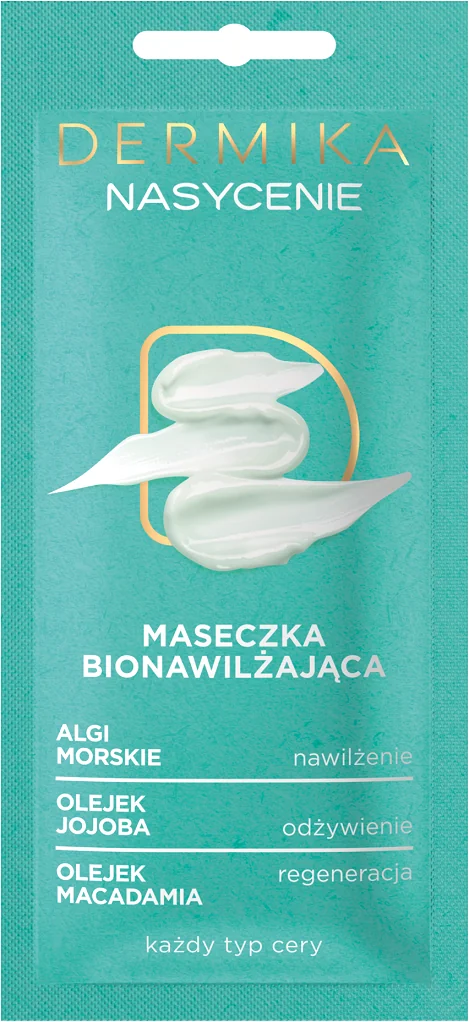 Dermika Nasycenie, maseczka do twarzy bionawilżająca, 10 ml