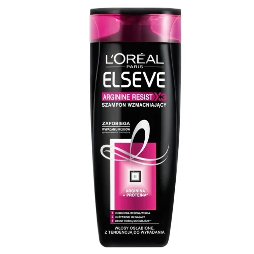 L`Oreal Paris Elseve Arginine Resist X3 szampon wzmacniający do włosów, 400 ml