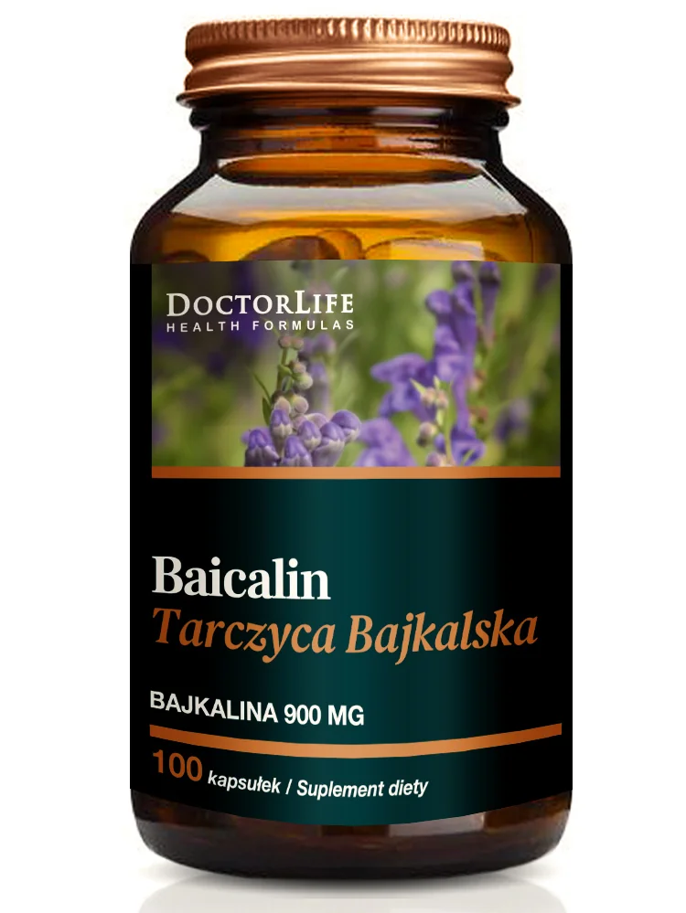 Doctor Life Tarczyca Bajkalska 500 mg, suplement diety, 100 kapsułek