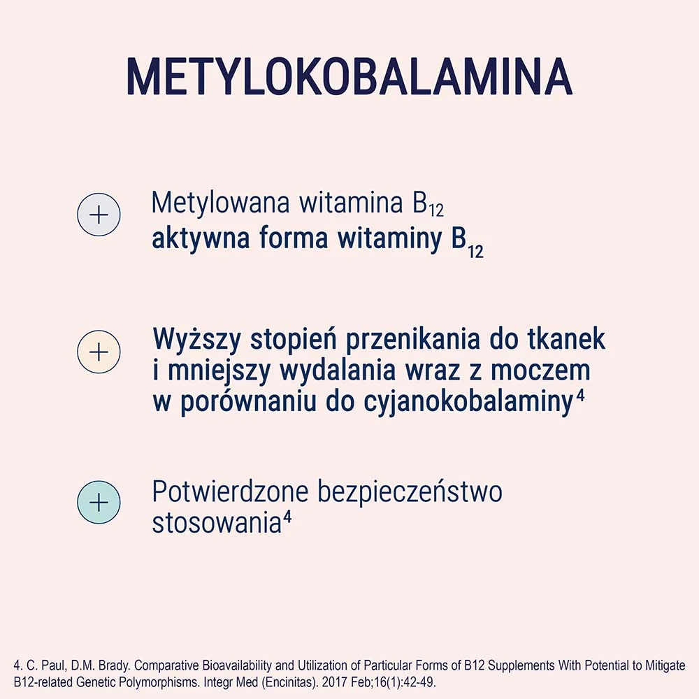 Naturell Witamina B12 Forte, 120 tabletek do rozgryzania i żucia