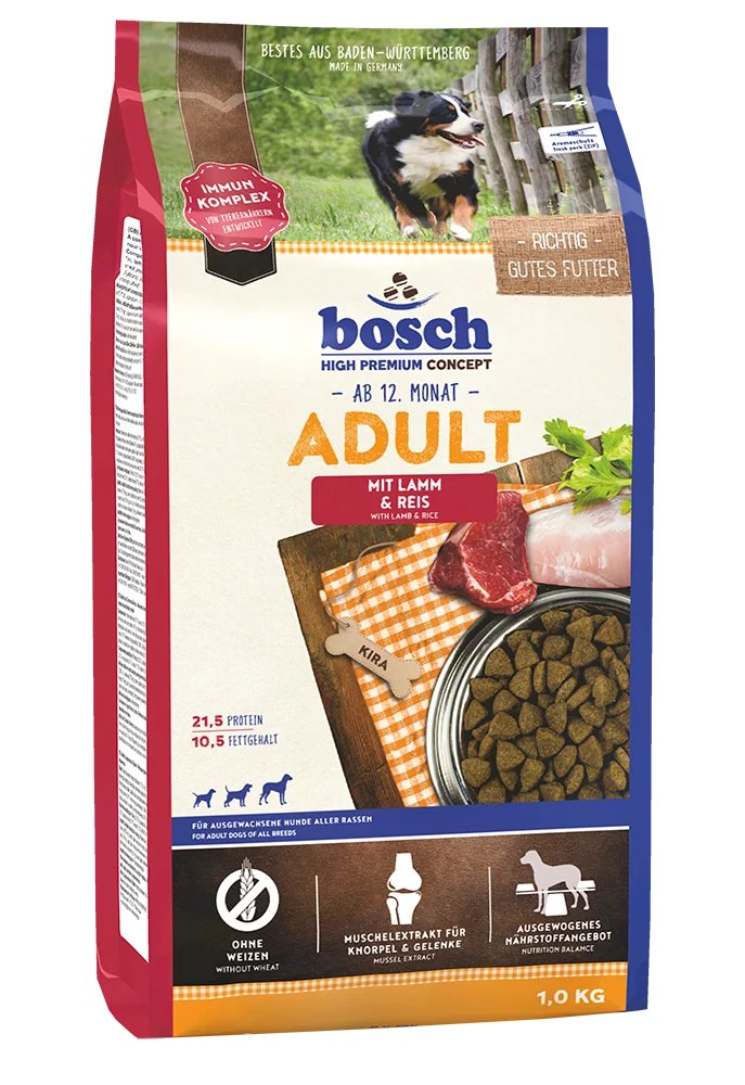 Bosch Lamb & Rice Adult karma dla psów, 1 kg