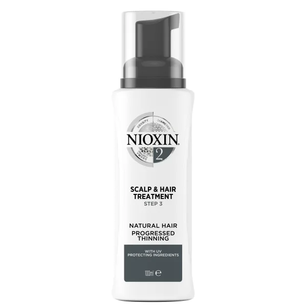 Nioxin System 2, kuracja do naturalnych włosów znacznie przerzedzonych, 100 ml