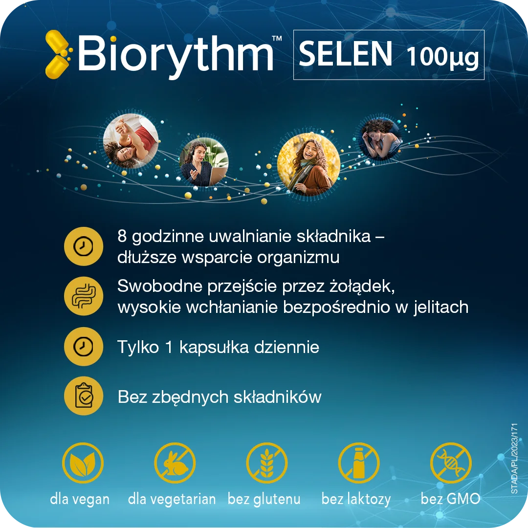 BIOrythm Selen 100 ug 30 kapsułek