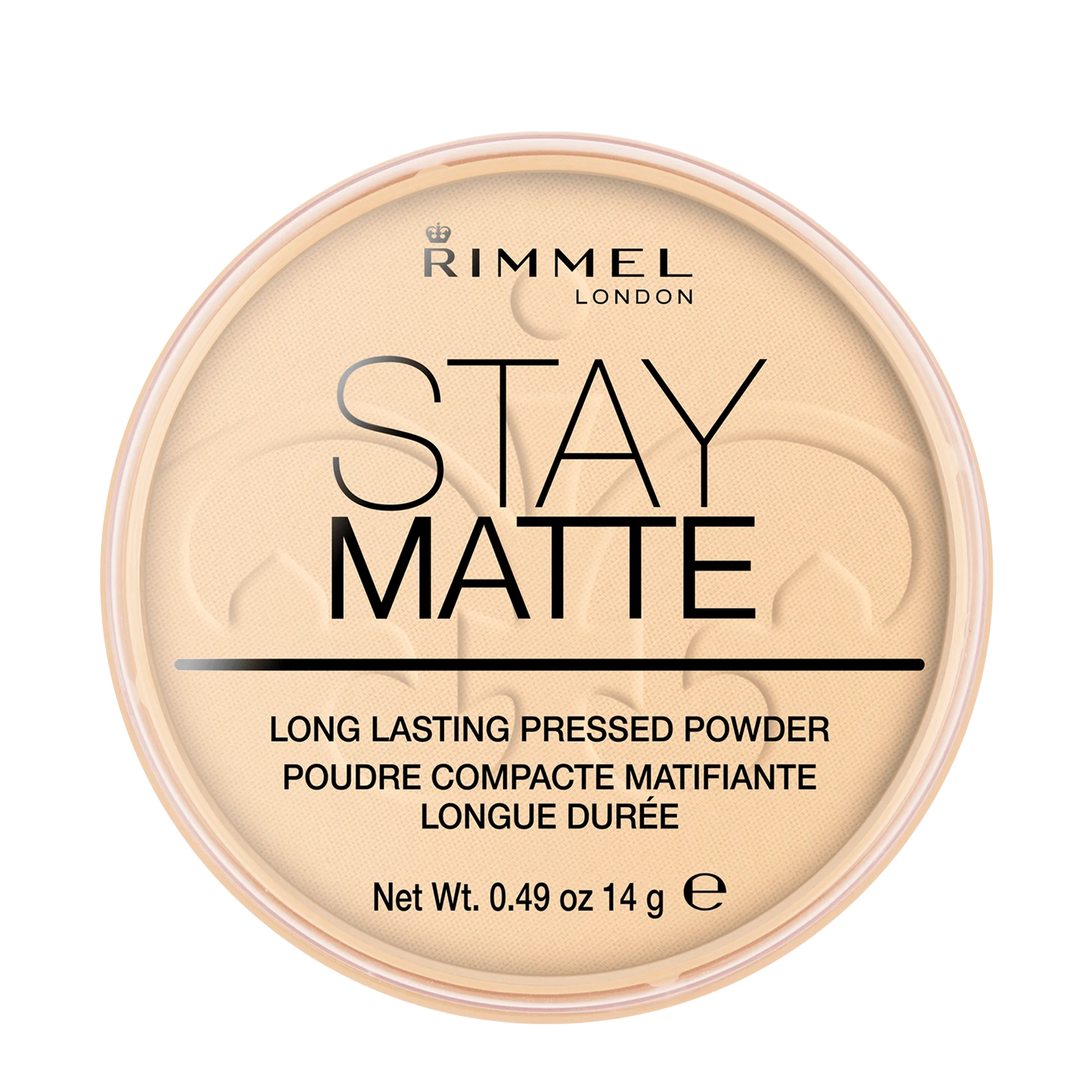 Rimmel Stay Matte puder matujący Transparent 001, 14 g