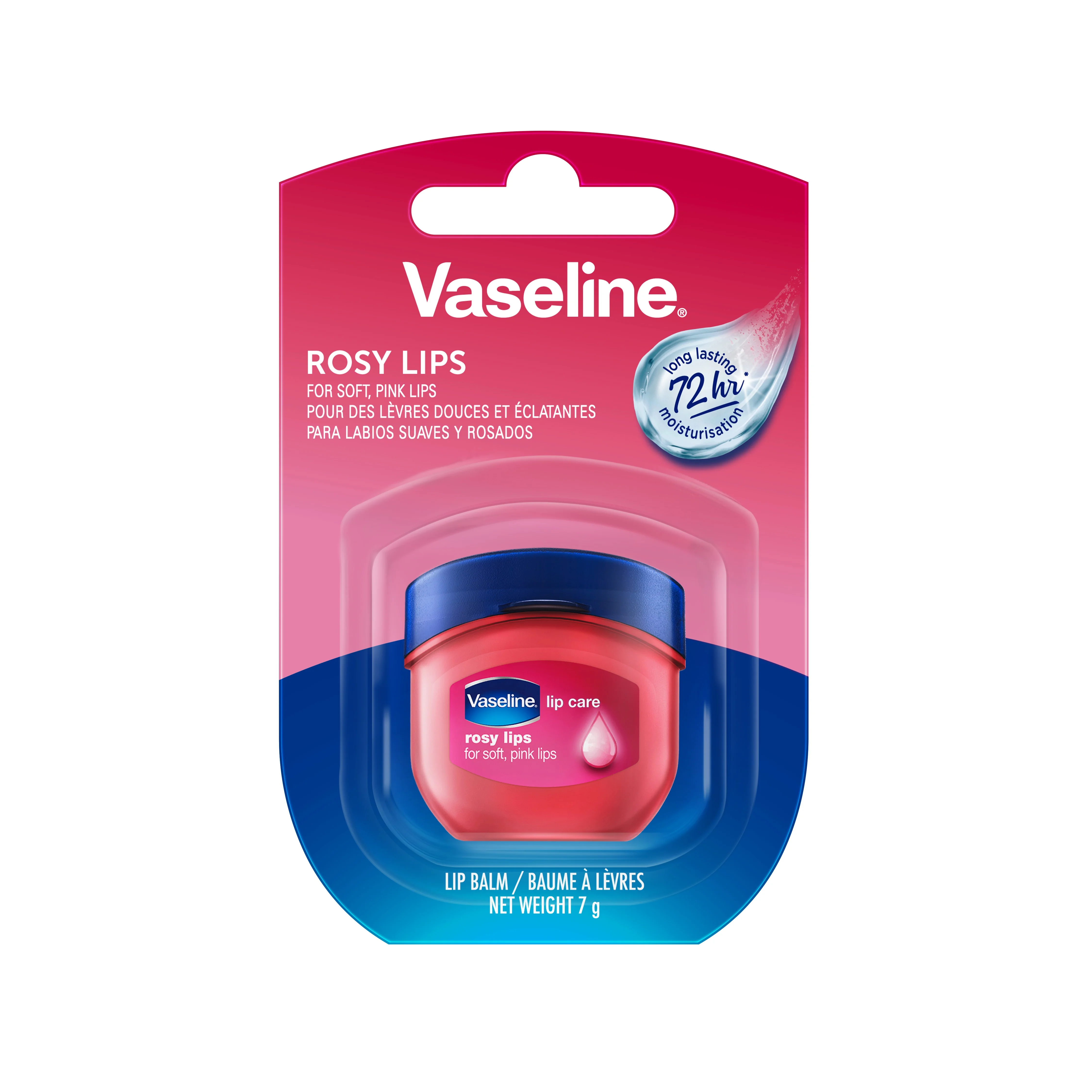 Vaseline Rosy balsam do ust, 7 g