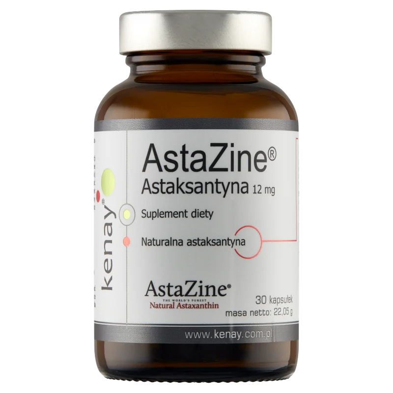 KenayAG, AstaZine 12mg, suplement diety, 30 kapsułek