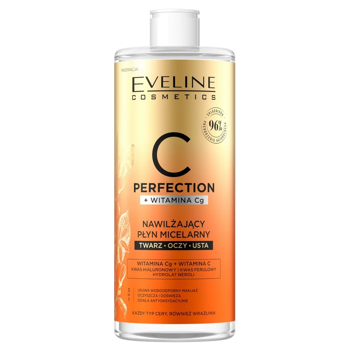 Eveline Cosmetics C-Perfection, nawilżający płyn micelarny, 500 ml