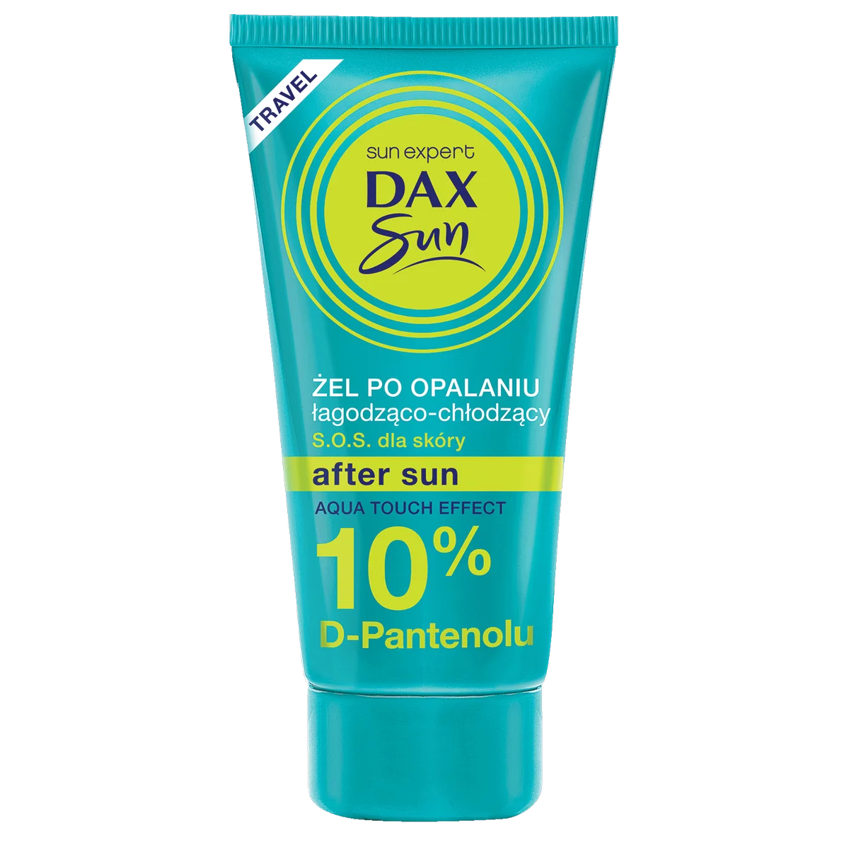 Dax Sun Travel, Żel Chłodząco-łagodzący Po Opalaniu 10% D-pantenol, SOS Dla Skóry, 50 ml