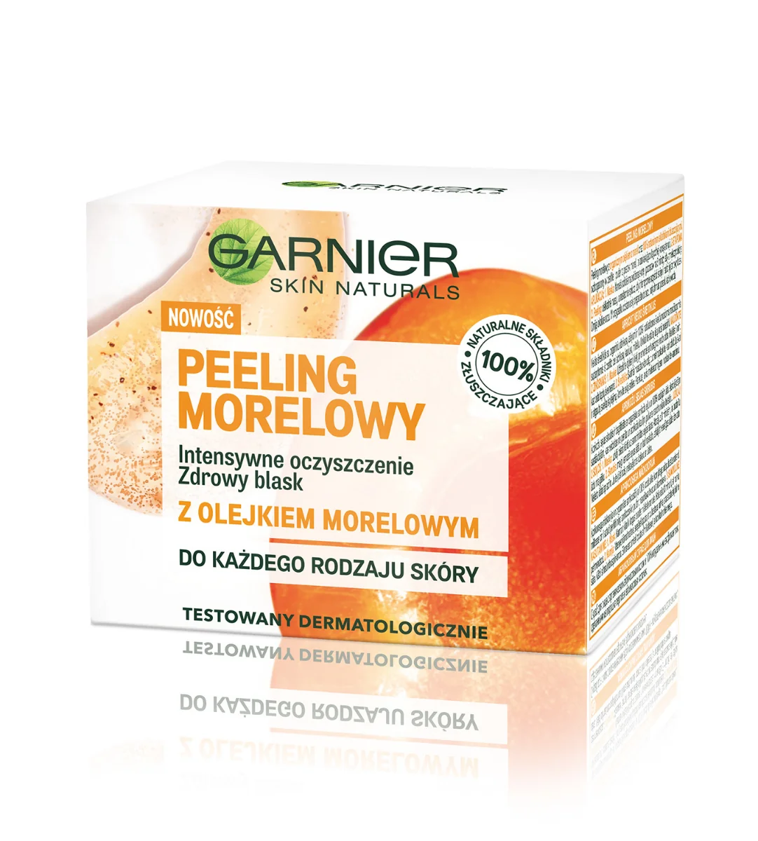 Garnier Skin Naturals Apricot Scrub peeling morelowy do twarzy, 50 ml