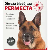 Beaphar Permecta Dog L obroża biobójcza dla dużych psów, 70 cm