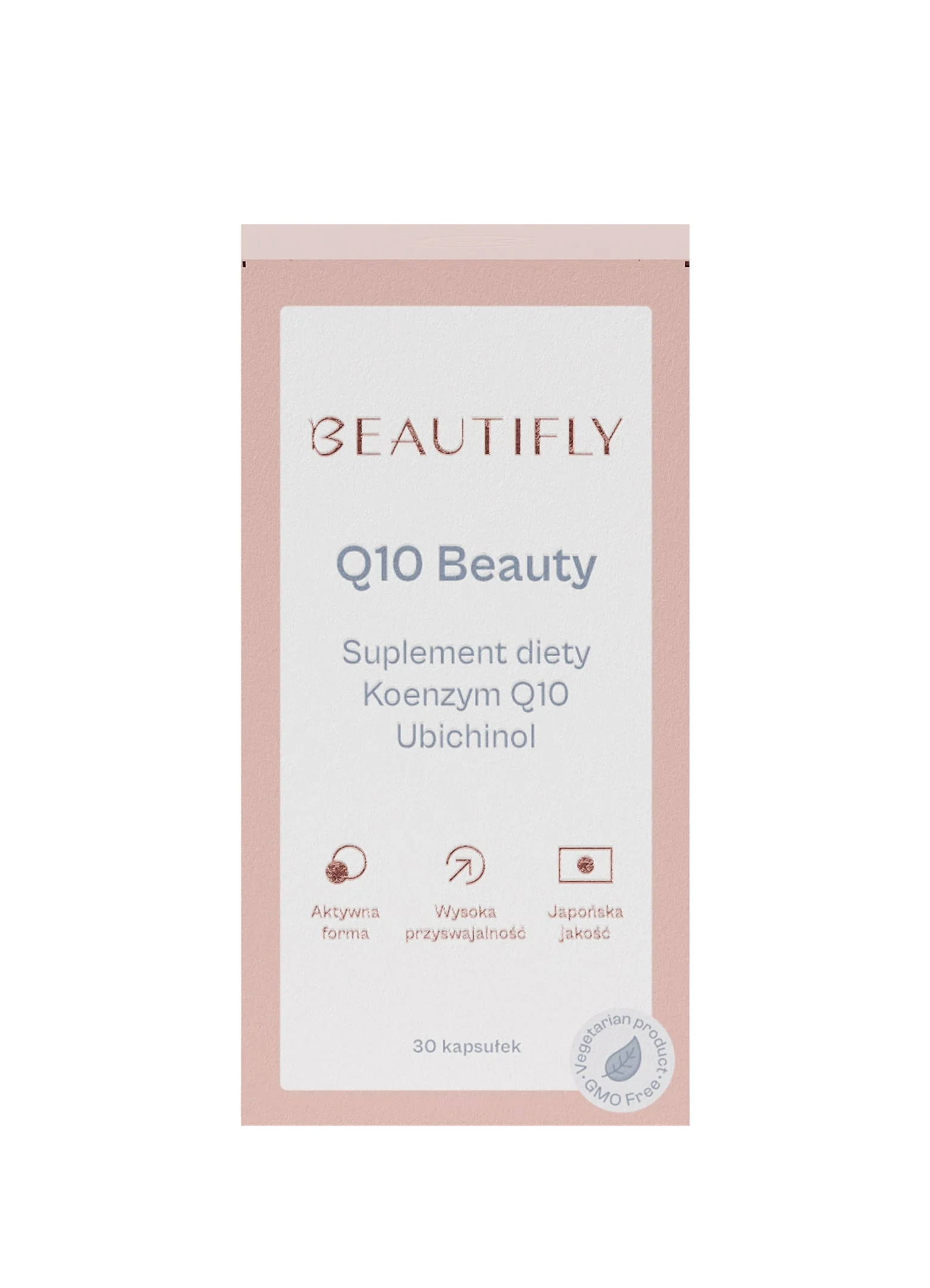 Beautifly Q10 Beauty Koenzym Q10 Ubichinol 30 kapsułek. Data ważności 31-03-2025