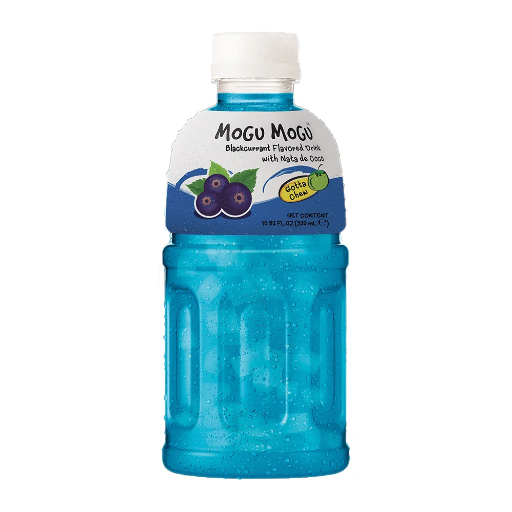 Mogu Mogu Napój czarna porzeczka z nata de coco, 320 ml